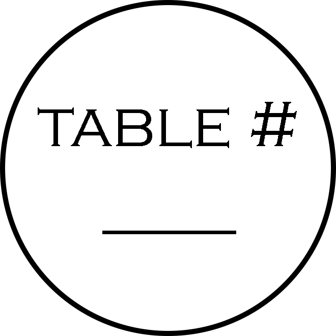 Circle Table